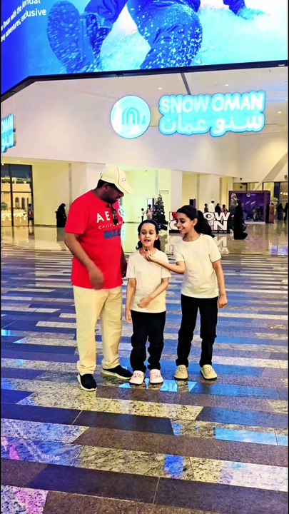 عمان مول  مسقط سنو عمان تجربة مدينة الثلج احمد...