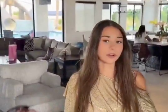 Sophie Rain les muestra a sus seguidores su nueva mansión de 5 millones de dólares