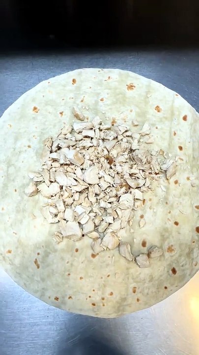 Tacos Escalope Sauce Gruyère & Fromage Chèvre #BR3 #Tacos #Food #Foodlover #Eating