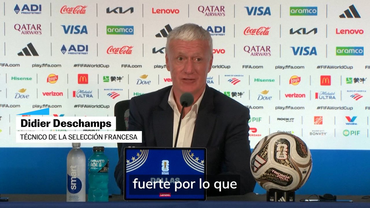 Didier Deschamps: "Hay que ser lógicos, fuimos técnicamente inferiores".