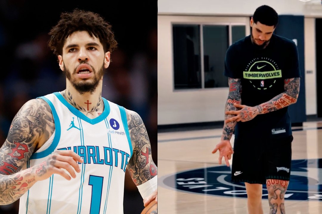 LaMelo Ball encesta un tiro increíble y entusiasma a los aficionados de los Timberwolves
