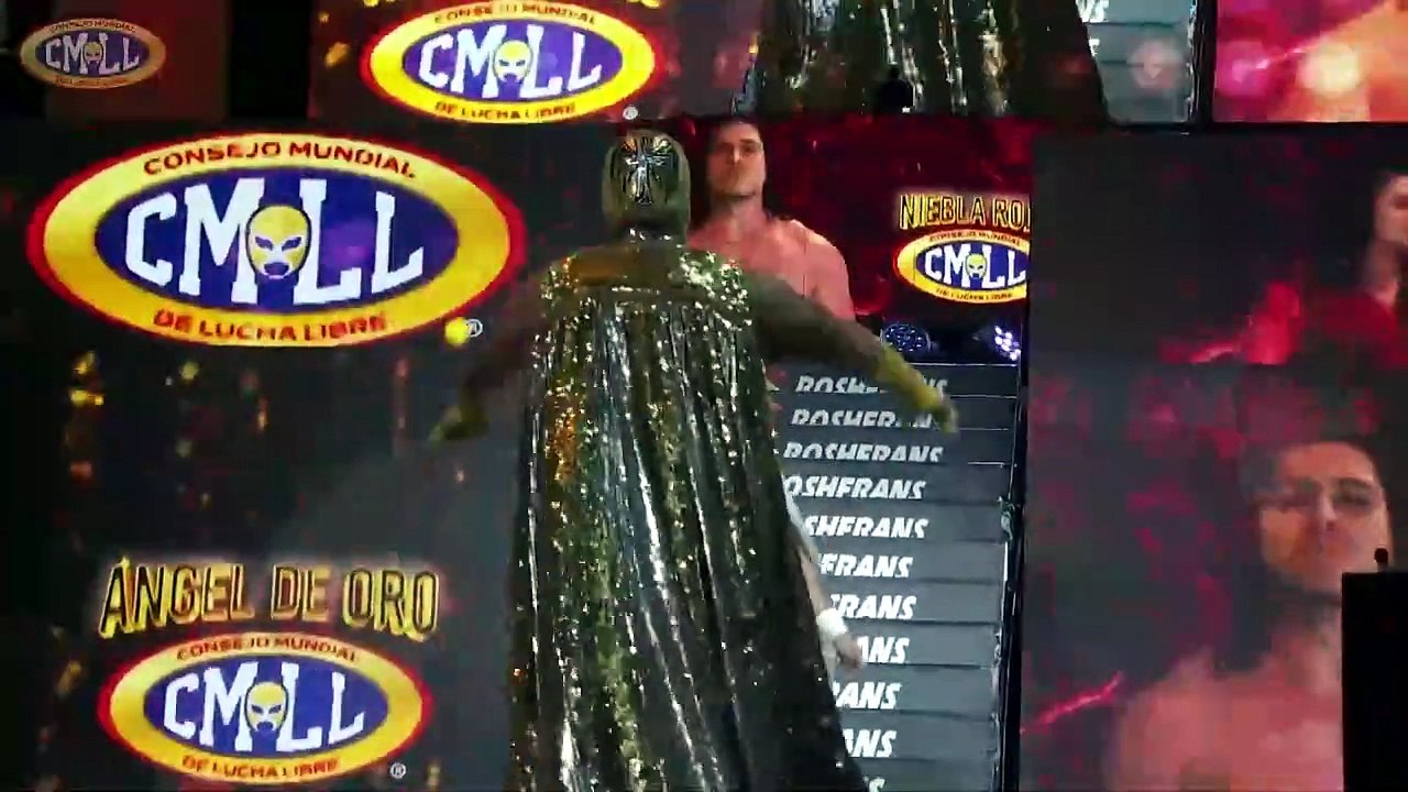 [CMLL] Angel de Oro & Niebla Roja vs. Mascara Dorada & Mistico (7/10/2026)
