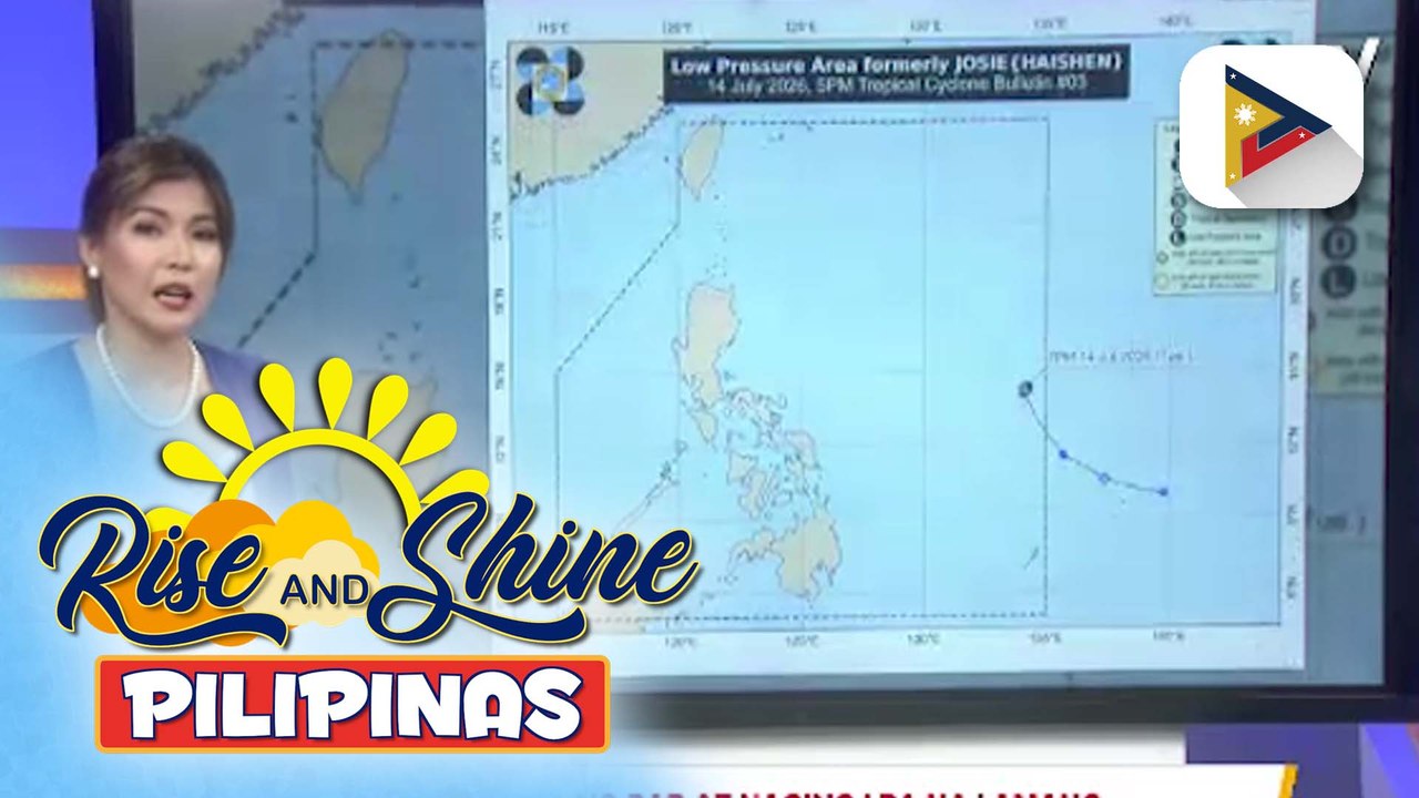 Bagyong #JosiePH, lumabas na ng PAR at naging LPA na lamang; habagat, nakaaapekto pa rin sa kanlurang bahagi ng northern Luzon