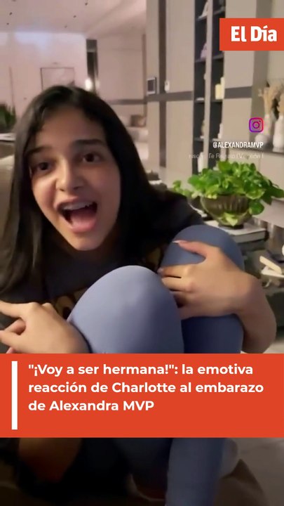"¡Voy a ser hermana!": la emotiva reacción de Charlotte al embarazo de Alexandra MVP