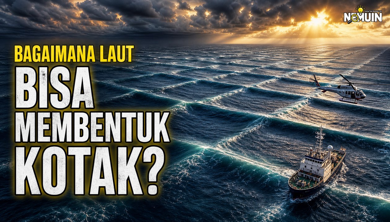 Lautan Punya Pola Misterius: Terbentuk Ombak Kotak Raksasa dari Timur Indonesia