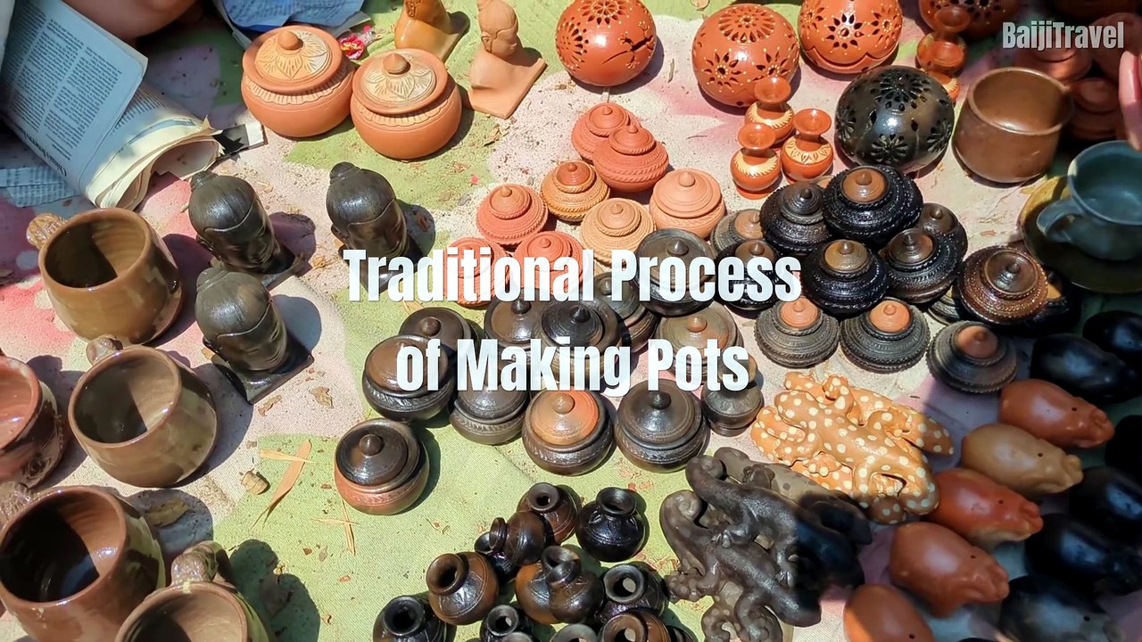 Traditional Process of Making Clay Pots in Cambodia