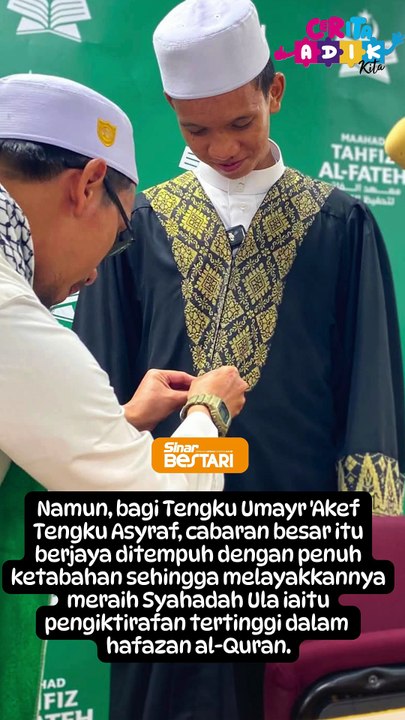 Semoga terus istiqamah Tengku Umayr 'Akef