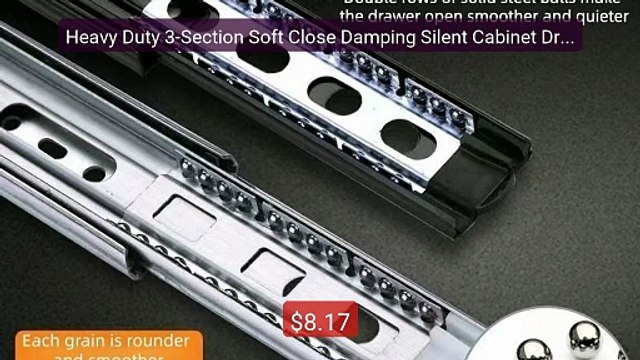 Heavy Duty 3-Section Soft Close Damping Silent Cabinet Drawer ... Hot Deal 2026 | Limited Offer!