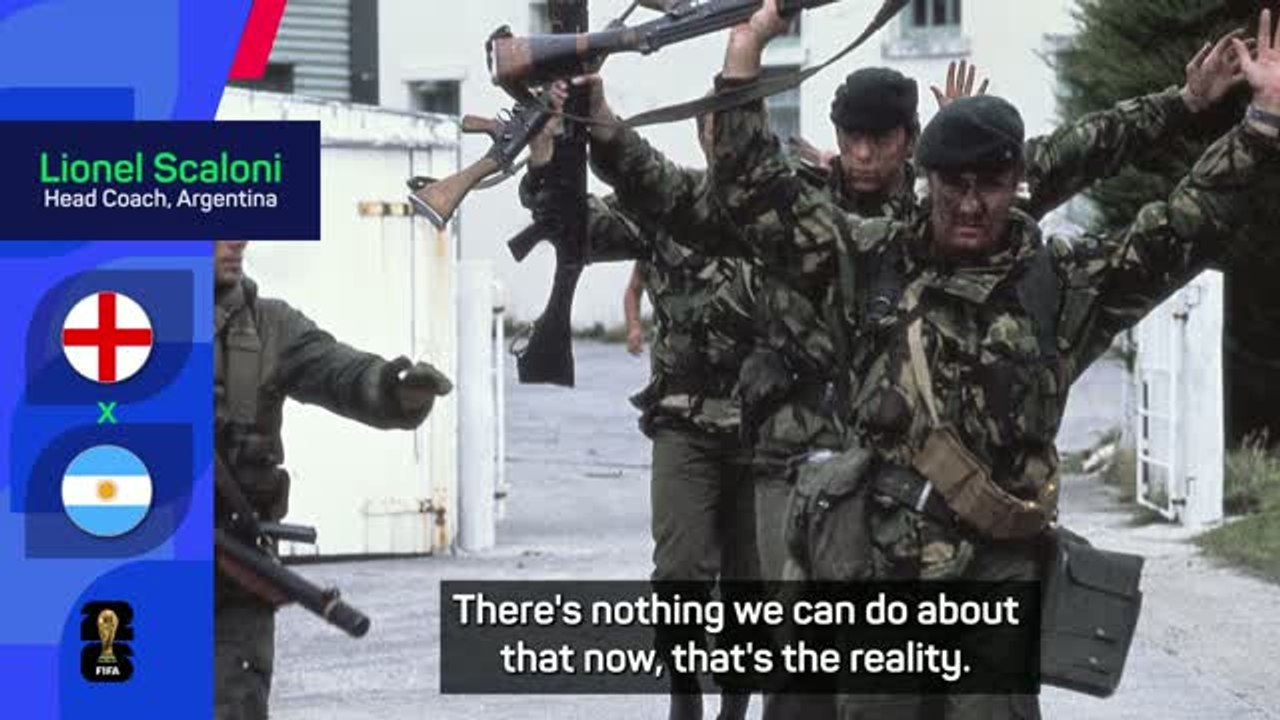 'Crazy' to talk about the Falklands ahead of England-Argentina - Scaloni