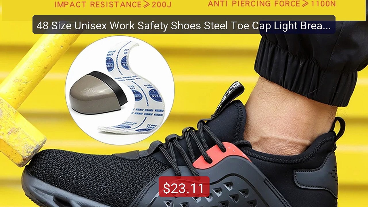 48 Size Unisex Work Safety Shoes Steel Toe Cap Light Breathable Sn... -- Best Deal 2026 | Shop Now!
