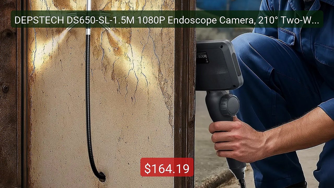 DEPSTECH DS650-SL-1.5M 1080P Endoscope Camera, 210° Two-Way Ar... -- Best Buy 2026 | Great Quality!