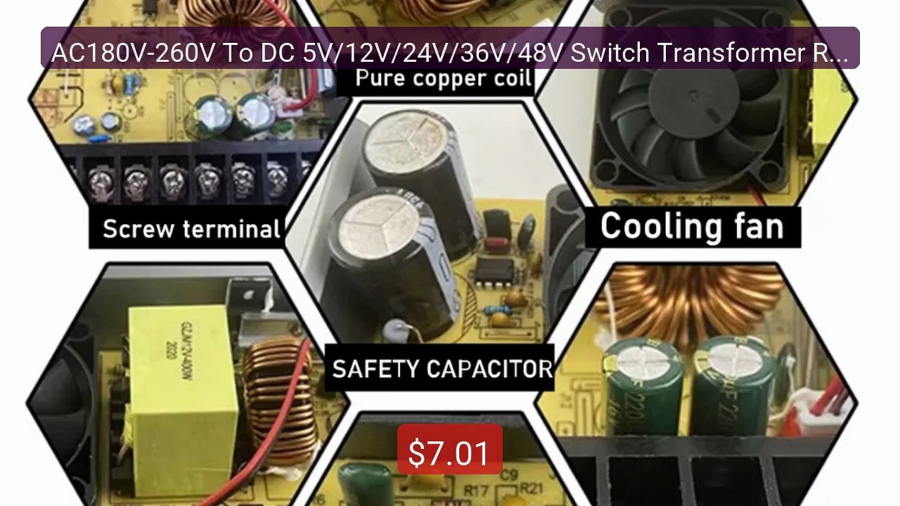 AC180V-260V To DC 5V/12V/24V/36V/48V Switch Transformer Rainproof ... -- Best Deal 2026 | Shop Now!