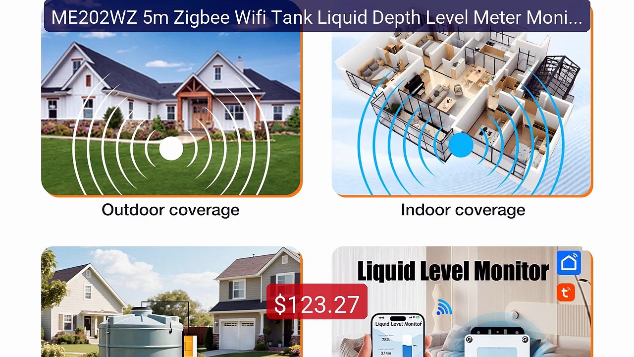 ME202WZ 5m Zigbee Wifi Tank Liquid Depth Level Meter Monito... -- Top Pick 2026 | Unbeatable Price!