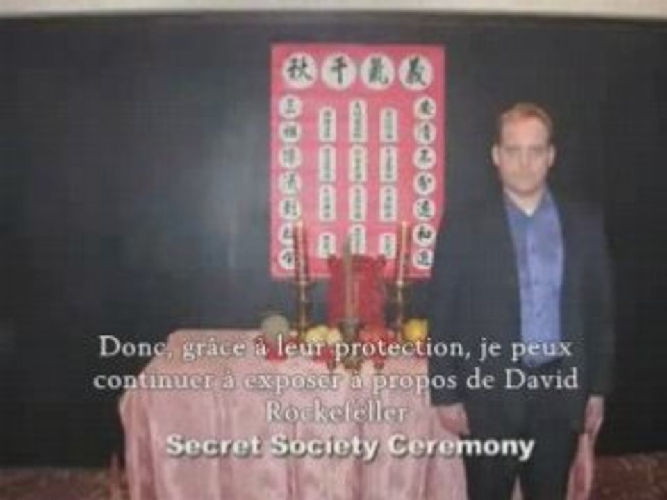 David Rockefeller face à Benjamin fulford 1-4 illuminati
