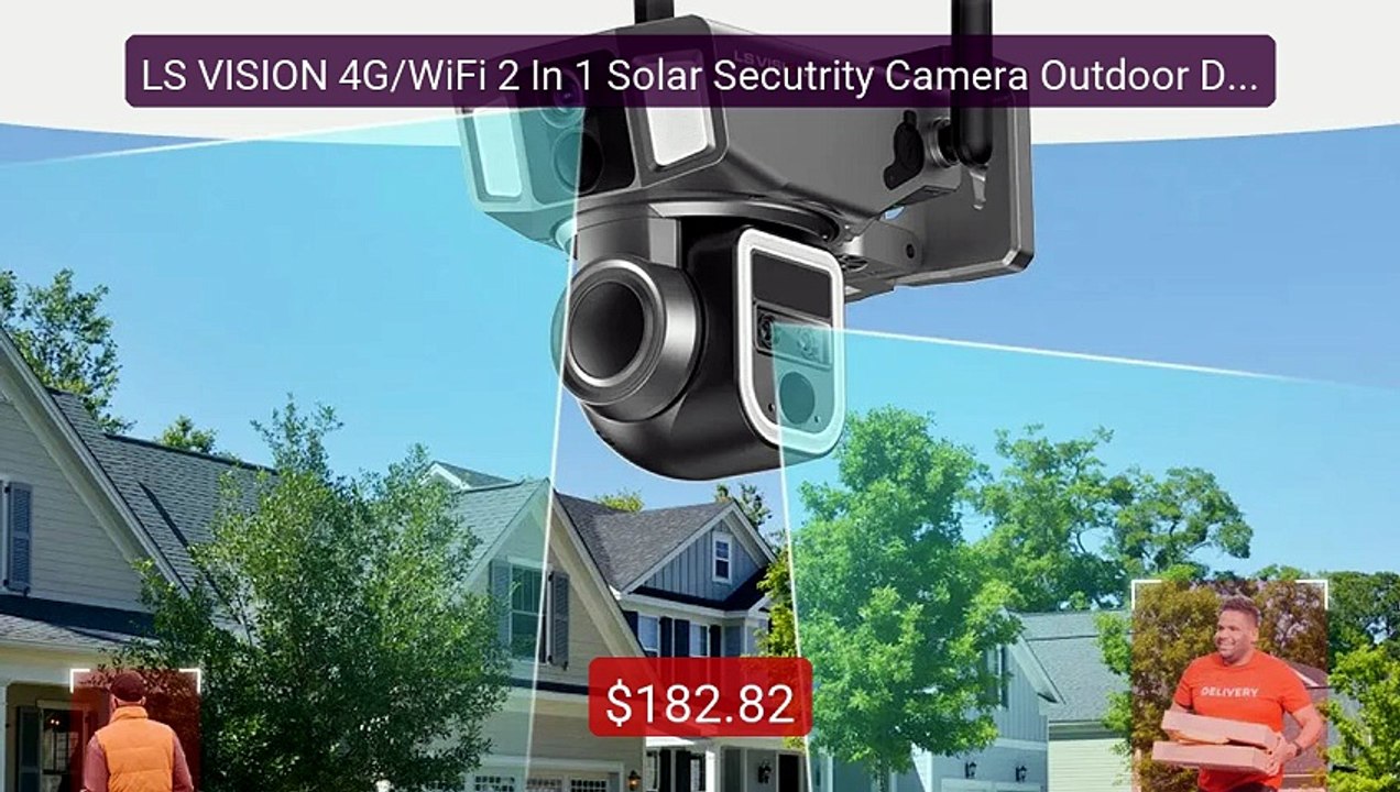 LS VISION 4G/WiFi 2 In 1 Solar Secutrity Camera Outdoor Dual ... -- Amazing Value 2026 | Must Have!