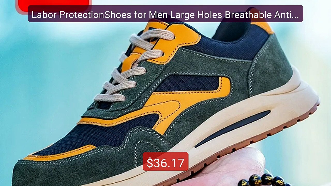 Labor ProtectionShoes for Men Large Holes Breathable AntiSm... -- Top Pick 2026 | Unbeatable Price!