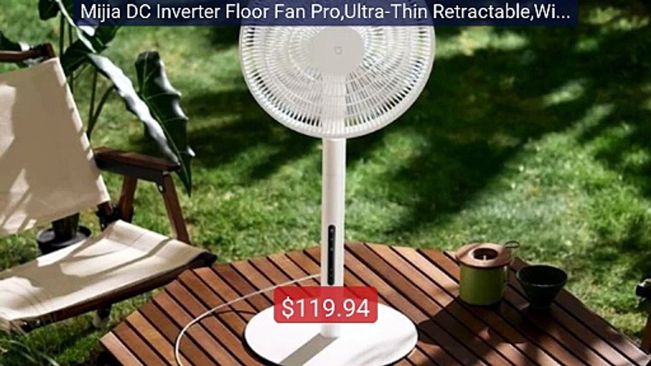 Mijia DC Inverter Floor Fan Pro,Ultra-Thin Retractable,With St... -- Best Buy 2026 | Great Quality!