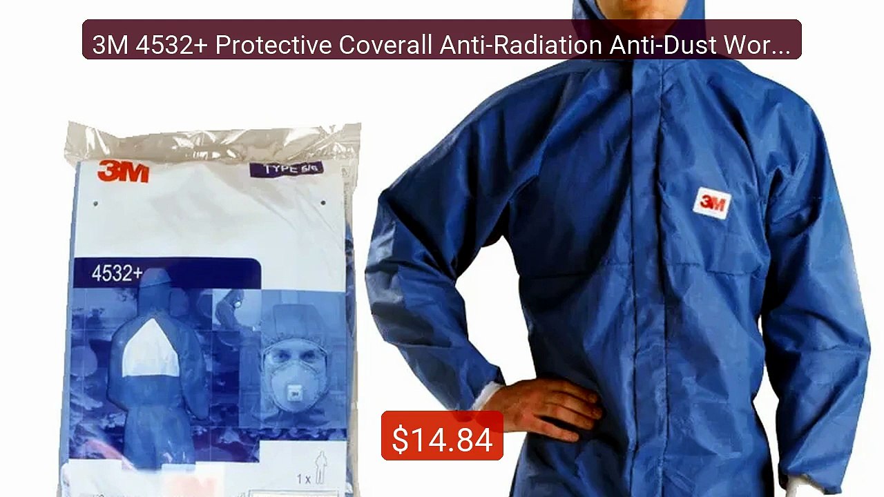 3M 4532+ Protective Coverall Anti-Radiation Anti-Dust Work Ant... -- Best Buy 2026 | Great Quality!