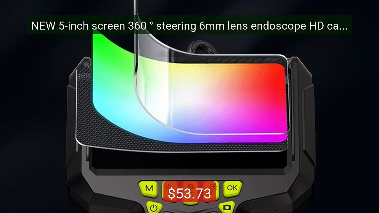 NEW 5-inch screen 360 ° steering 6mm lens endoscope HD camera auto... -- Best Deal 2026 | Shop Now!