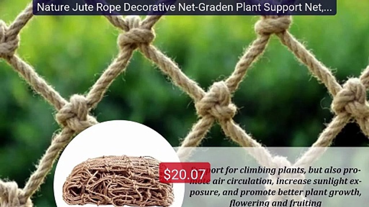Nature Jute Rope Decorative Net-Graden Plant Support Net,Chil... -- Amazing Value 2026 | Must Have!