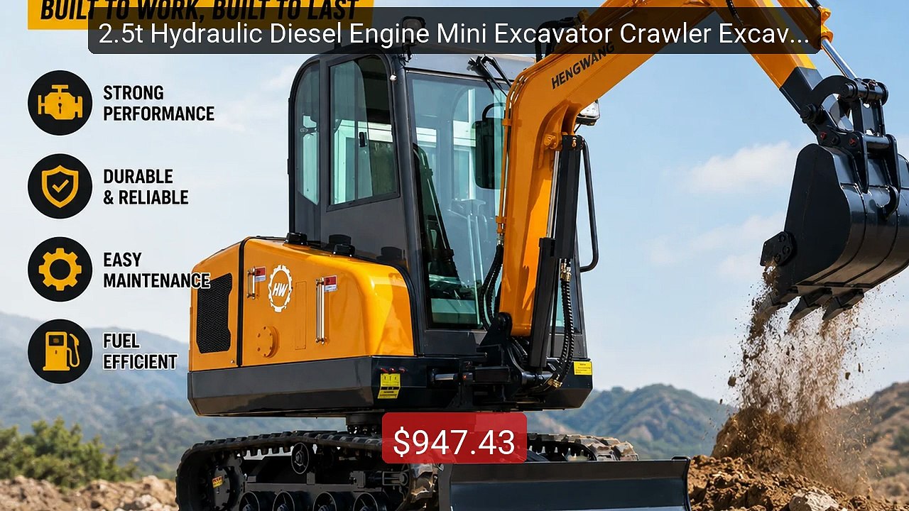 2.5t Hydraulic Diesel Engine Mini Excavator Crawler Excavat... -- Top Pick 2026 | Unbeatable Price!