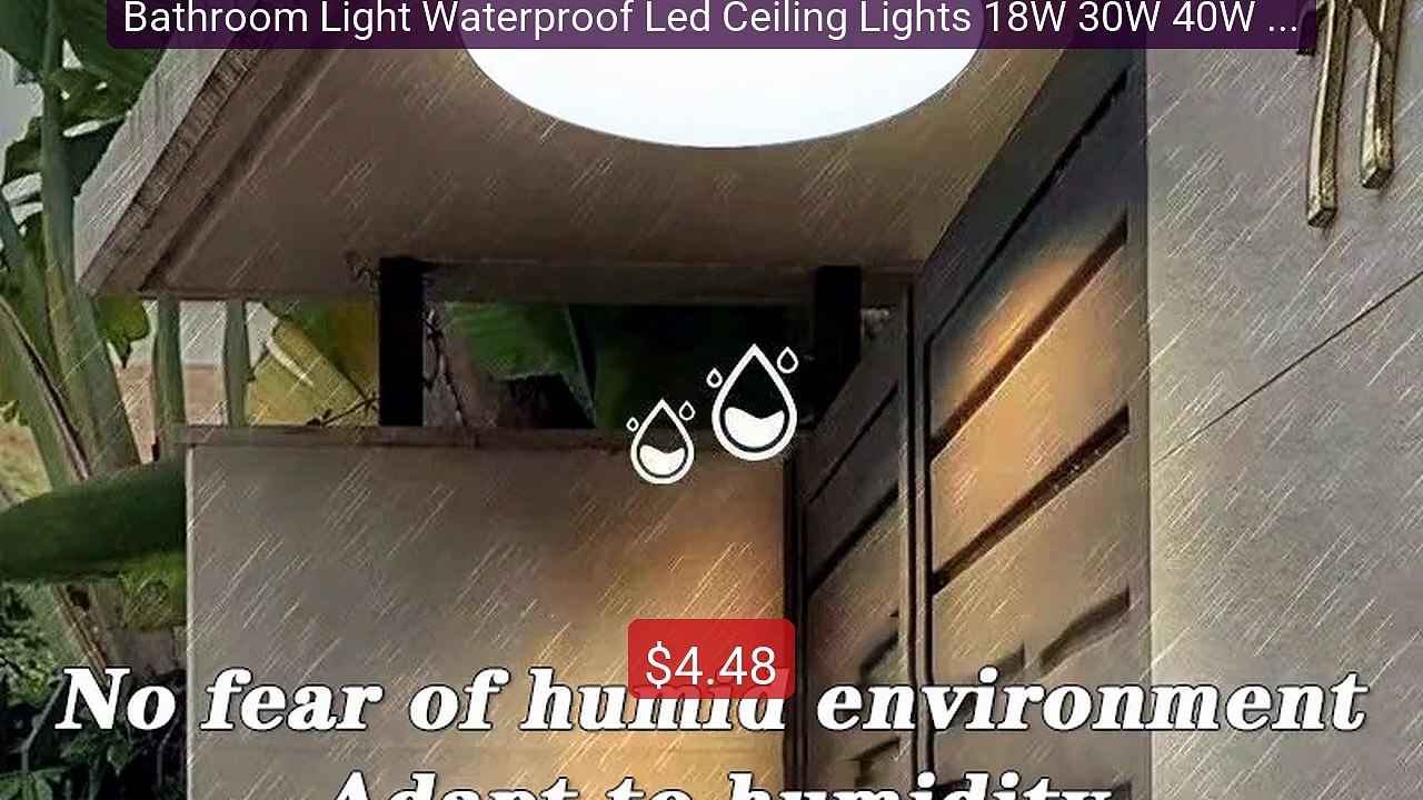 Bathroom Light Waterproof Led Ceiling Lights 18W 30W 40W Round Led... -- Best Deal 2026 | Shop Now!