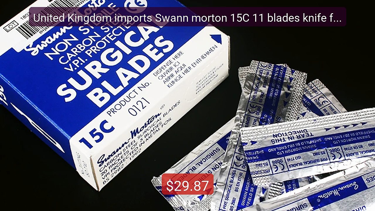 United Kingdom imports Swann morton 15C 11 blades knife for PC... -- Best Buy 2026 | Great Quality!