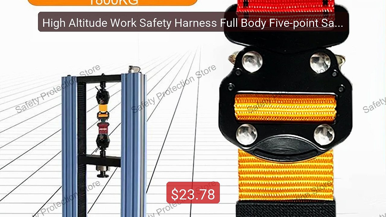 High Altitude Work Safety Harness Full Body Five-point Safety ... -- Best Buy 2026 | Great Quality!