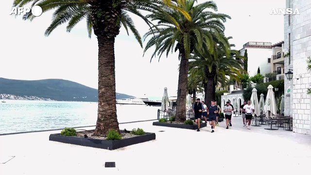 Macron fa jogging in Montenegro prima del vertice Ue-Balcani