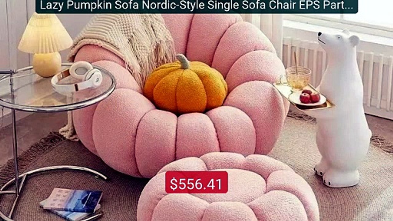 Lazy Pumpkin Sofa Nordic-Style Single Sofa Chair EPS Particle ... -- Best Buy 2026 | Great Quality!