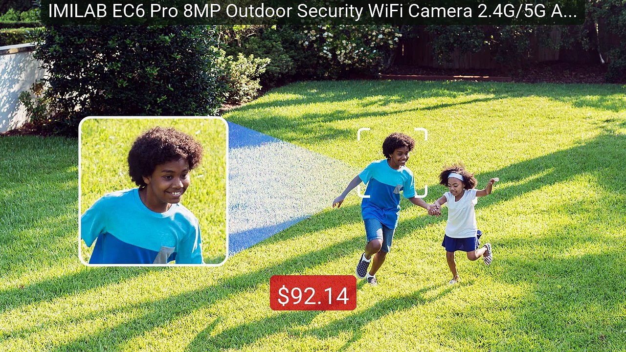 IMILAB EC6 Pro 8MP Outdoor Security WiFi Camera 2.4G/5G AI Det... -- Hot Deal 2026 | Limited Offer!