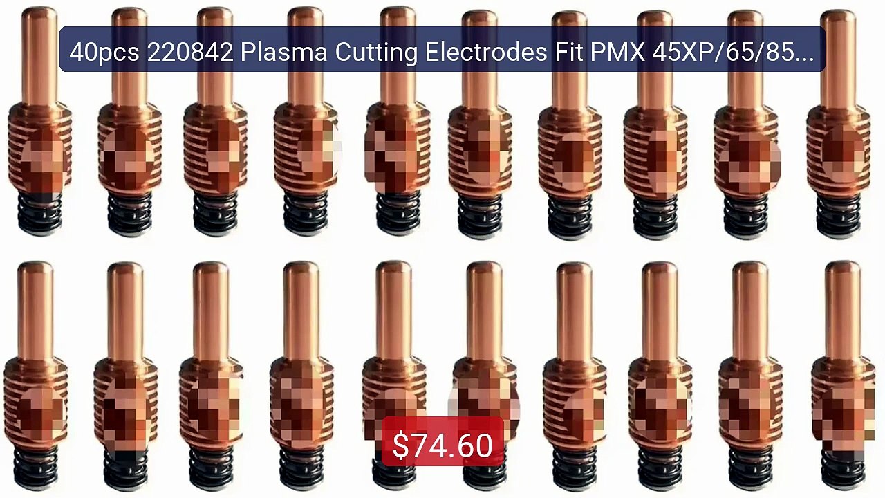 40pcs 220842 Plasma Cutting Electrodes Fit PMX 45XP/65/85/105A Cons... -- Top Rated 2026 | Buy Now!