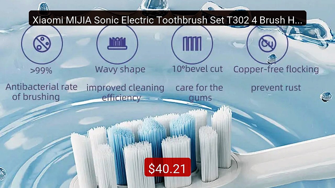 Xiaomi MIJIA Sonic Electric Toothbrush Set T302 4 Brush Heads ... -- Hot Deal 2026 | Limited Offer!