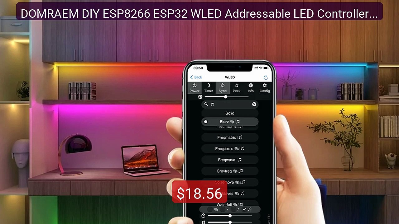 DOMRAEM DIY ESP8266 ESP32 WLED Addressable LED Controller WS2814/W... -- Best Deal 2026 | Shop Now!