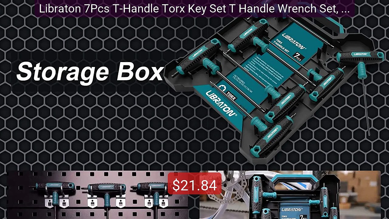 Libraton 7Pcs T-Handle Torx Key Set T Handle Wrench Set, Tw... -- Top Pick 2026 | Unbeatable Price!