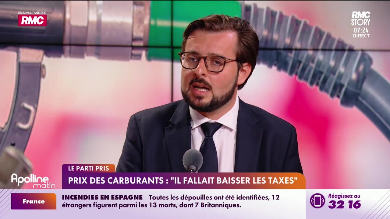 Le parti pris : Crise du carburant, "La meilleure solution pour répondre à la crise, c'était de baisser les taxes, comme l'Espagne l'a fait" - 15/07