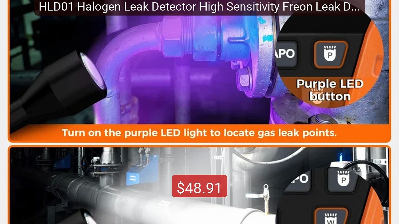 HLD01 Halogen Leak Detector High Sensitivity Freon Leak Detector R2... -- Top Rated 2026 | Buy Now!