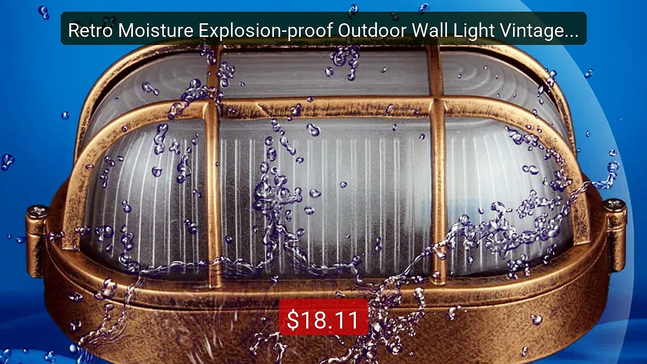 Retro Moisture Explosion-proof Outdoor Wall Light Vintage Wate... -- Best Buy 2026 | Great Quality!