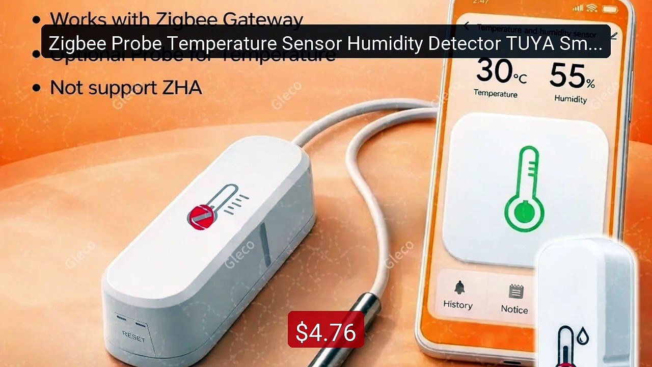 Zigbee Probe Temperature Sensor Humidity Detector TUYA Smart Life 2... -- Top Rated 2026 | Buy Now!