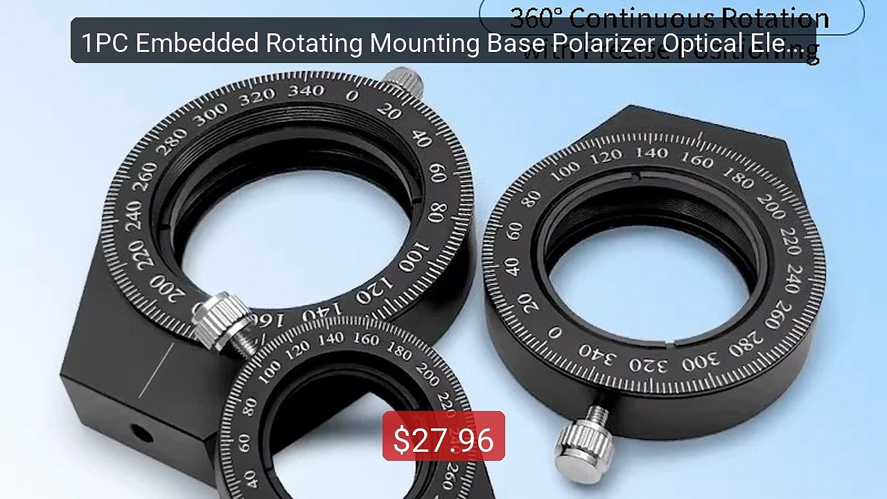 1PC Embedded Rotating Mounting Base Polarizer Optical Element Fram... -- Best Deal 2026 | Shop Now!