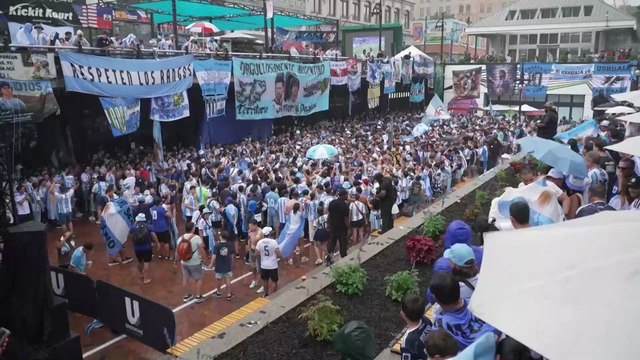 Argentines turn Atlanta into Buenos Aires ahead of England semi-final