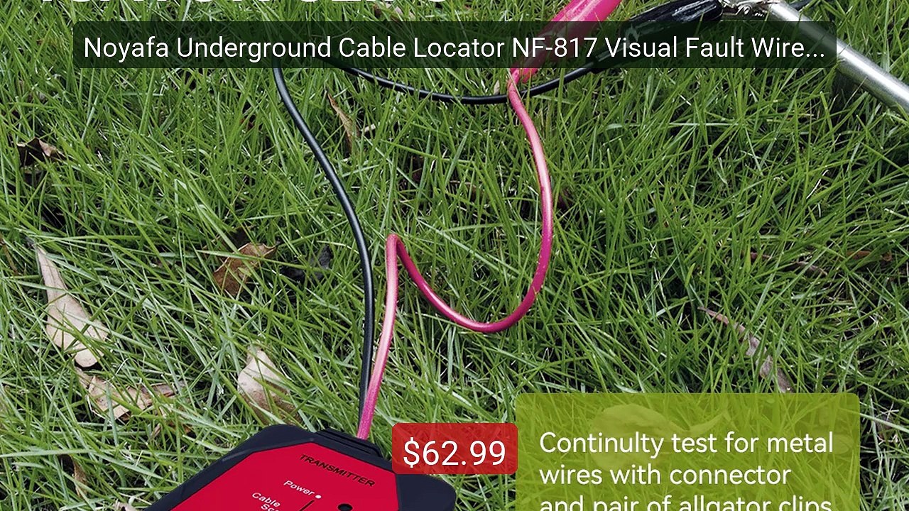 Noyafa Underground Cable Locator NF-817 Visual Fault Wire Tra... -- Amazing Value 2026 | Must Have!