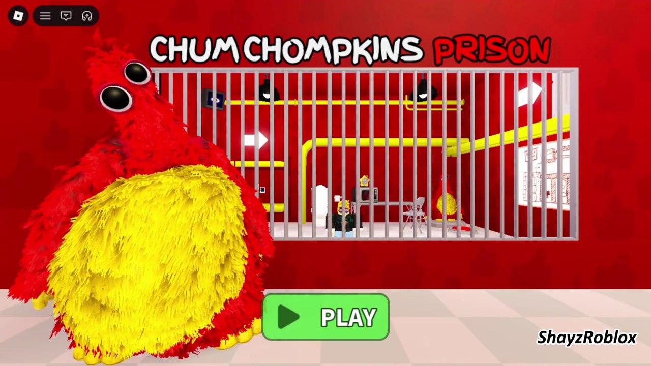 🦷CHUM CHOMPKINS PRISON RUN! (Obby) Roblox Gameplay Walkthrough No Death 4K