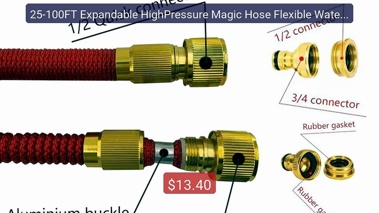 25-100FT Expandable HighPressure Magic Hose Flexible Water ... -- Top Pick 2026 | Unbeatable Price!
