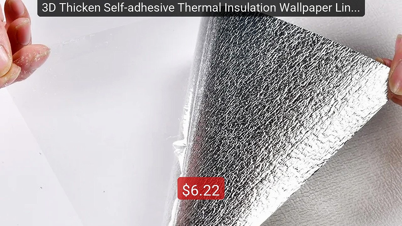 3D Thicken Self-adhesive Thermal Insulation Wal...
