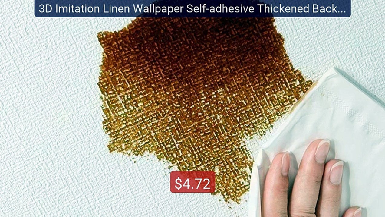 3D Imitation Linen Wallpaper Self-adhesive Thickened Backgr... -- Top Pick 2026 | Unbeatable Price!