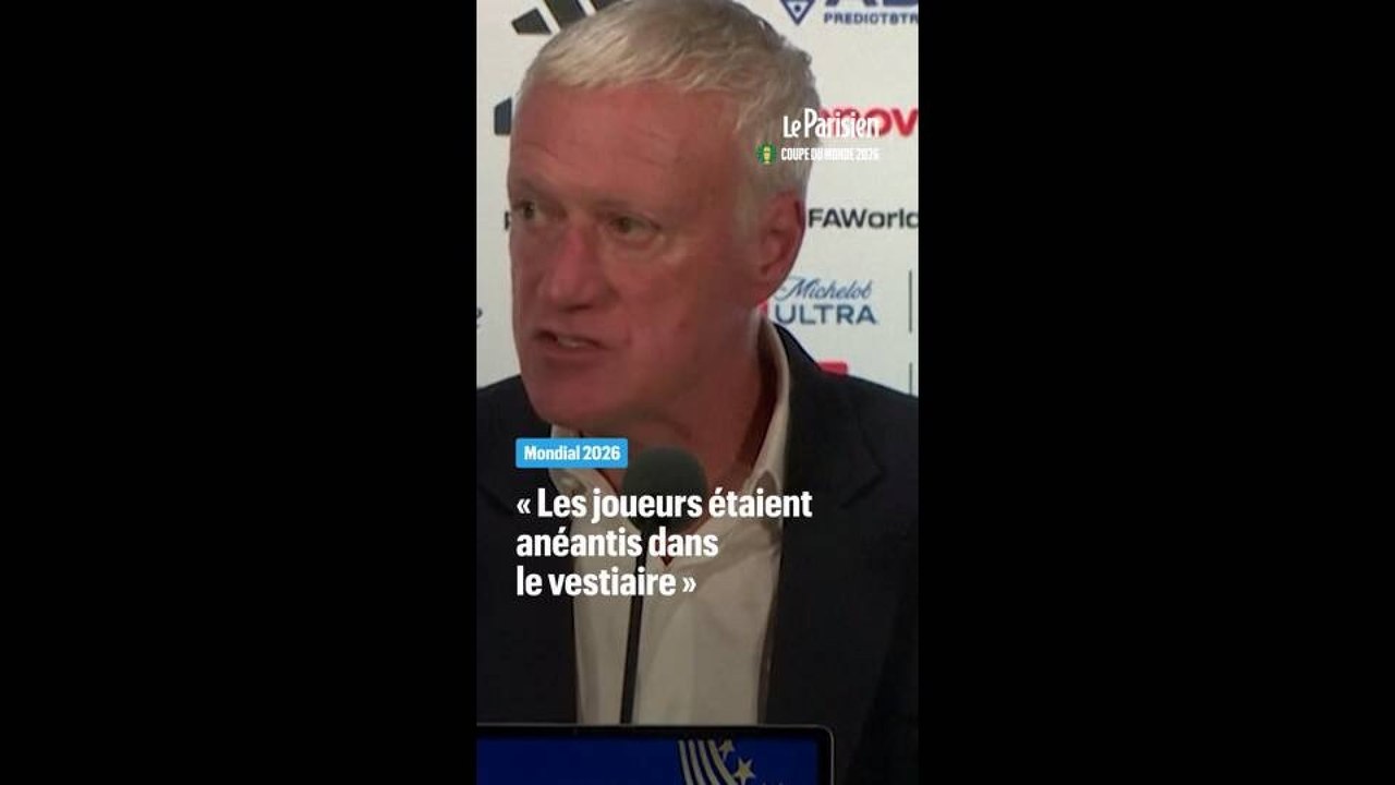 Deschamps : « Les joueurs étaient anéantis dans le vestiaire »