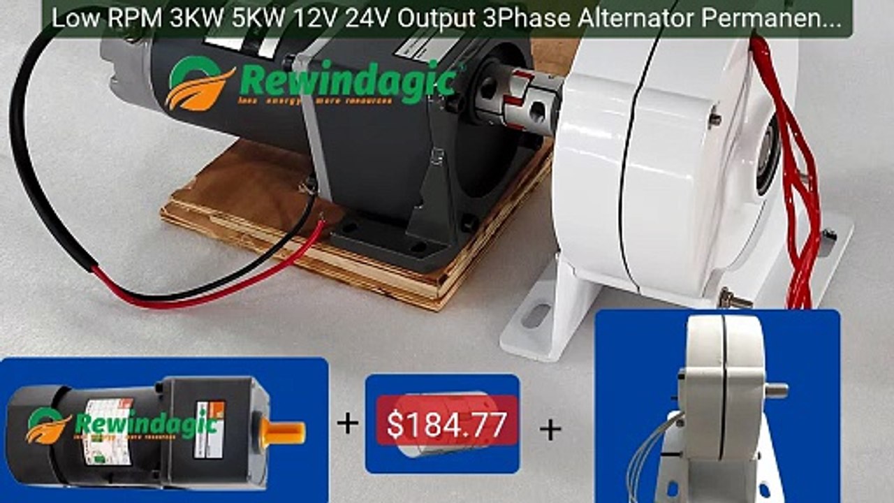 Low RPM 3KW 5KW 12V 24V Output 3Phase Alternator Permanent Magnet ... -- Best Deal 2026 | Shop Now!