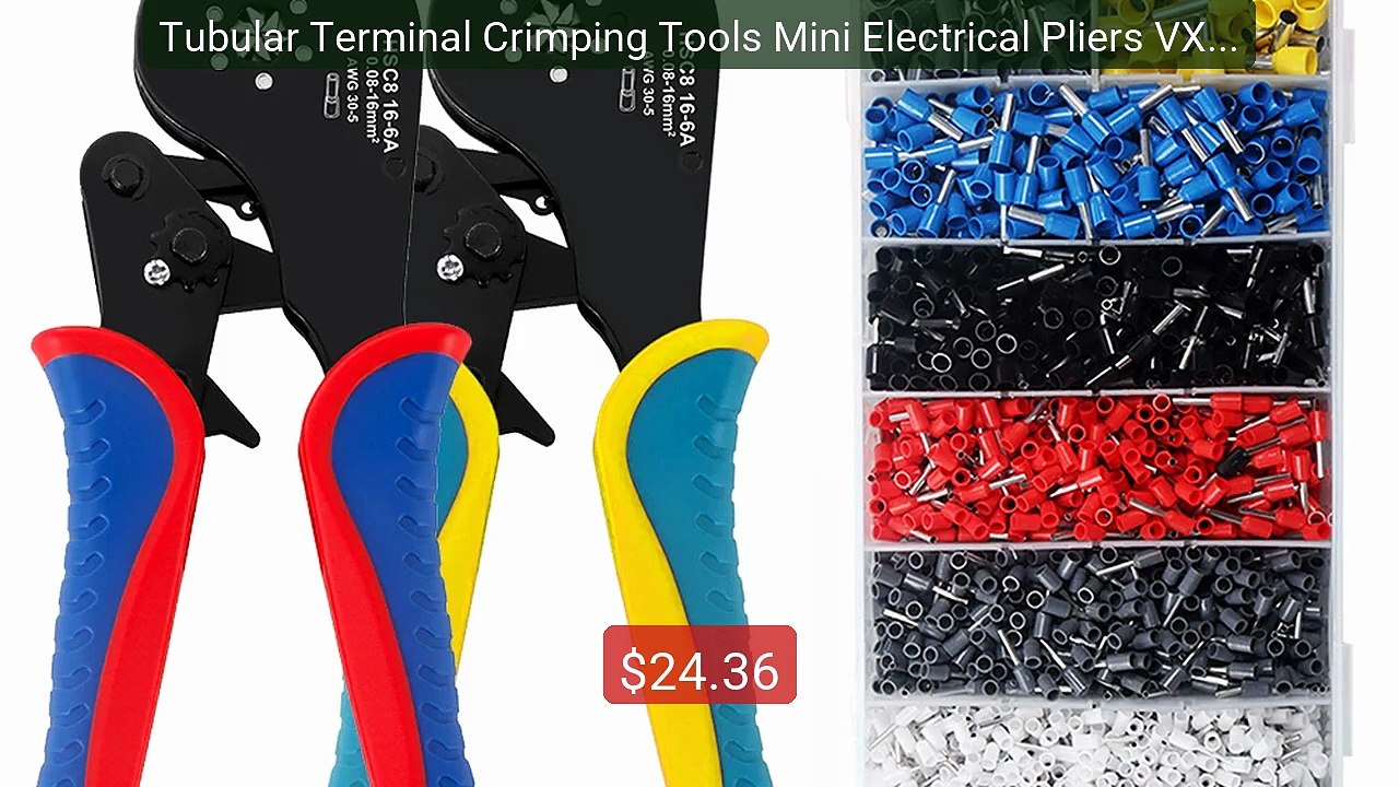 Tubular Terminal Crimping Tools Mini Electrical Pliers VXC9 16-6 f... -- Best Deal 2026 | Shop Now!