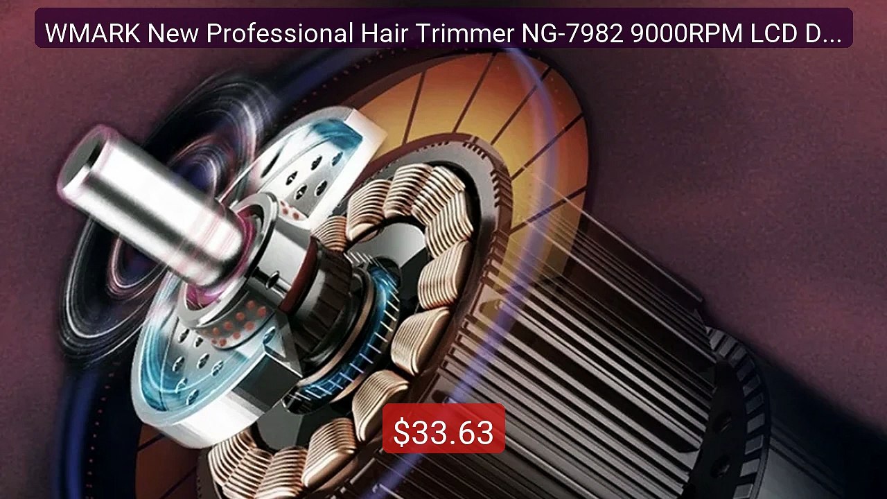 WMARK New Professional Hair Trimmer NG-7982 9000RPM LCD Digita... -- Best Buy 2026 | Great Quality!